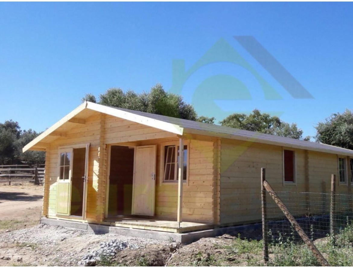 Casa de madera MALLORCA, 72 m2 - 44mm